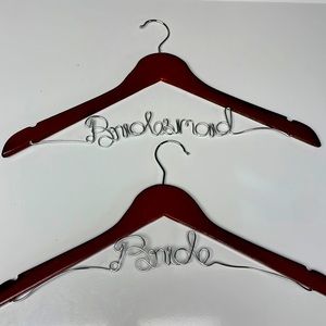 Bride & bridesmaid hangers